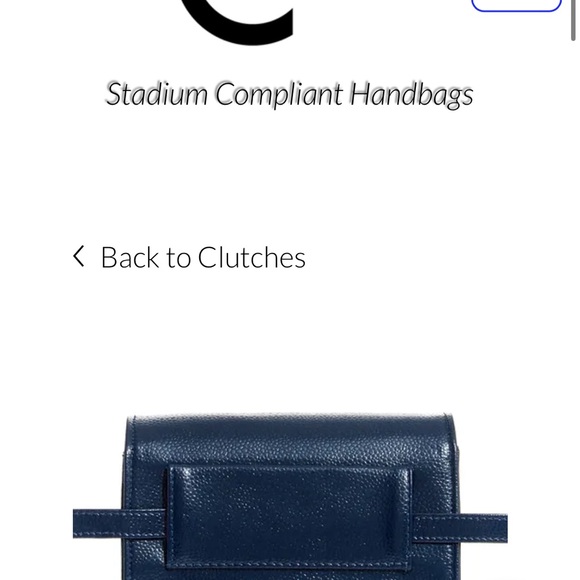 Clutch Women Stadium Compliant Hand Bag - Picture 8 of 9